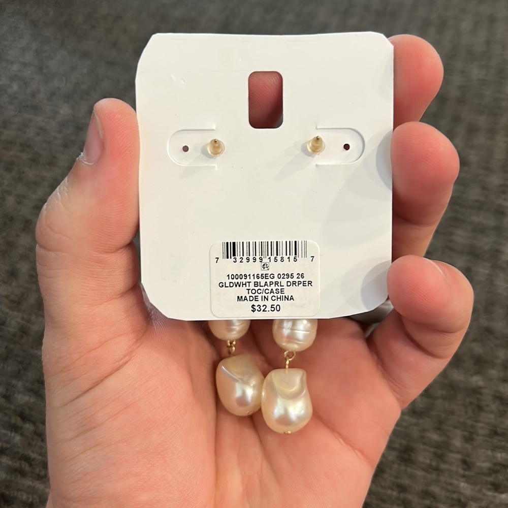 Brand New Dangling White Gold Stones | With Original Packaging |  Charter Club - Picture 4 of 4